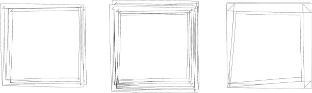 随机方形轮廓框边界元图片下载