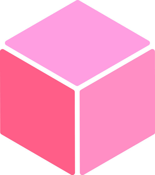 2.5D立方体元素图标立体主义抽象3D图片下载