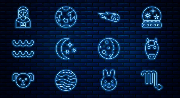 天蝎座星座马线彗星坠落图片下载