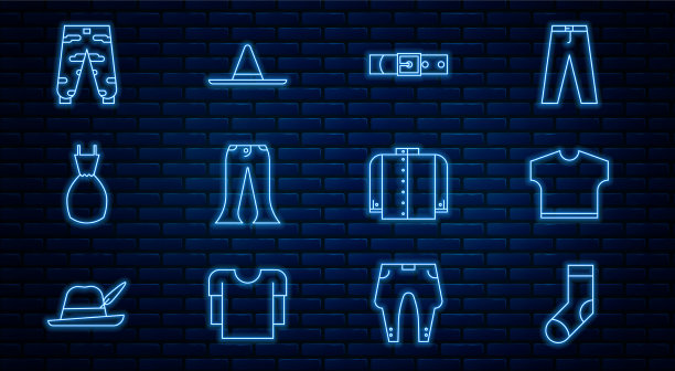 套线袜子t恤皮带裤子图片下载