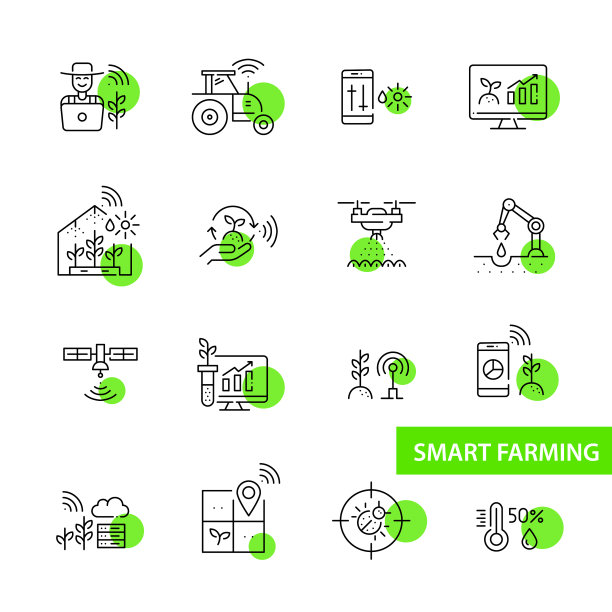 智能农场图标设置像素完美的编辑图片下载
