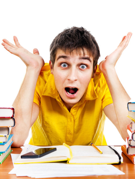 被书震惊的学生图片下载