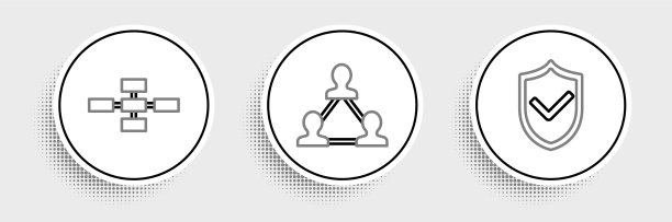 设置线盾与检查标志业务图片下载