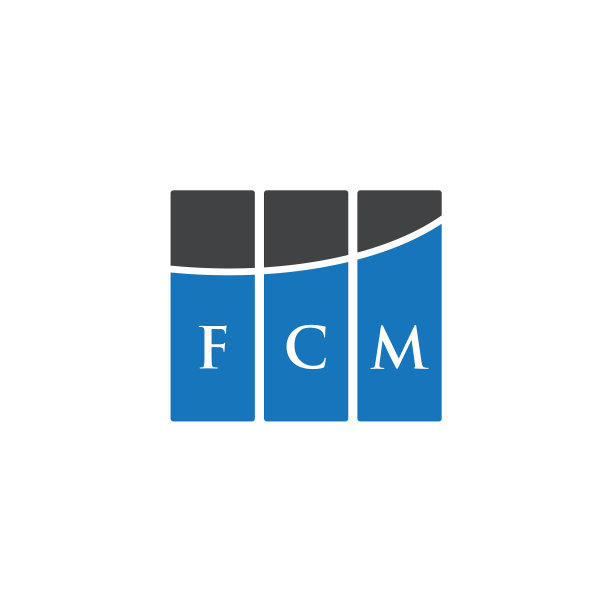 FCM字母logo设计，白底FCM图片下载