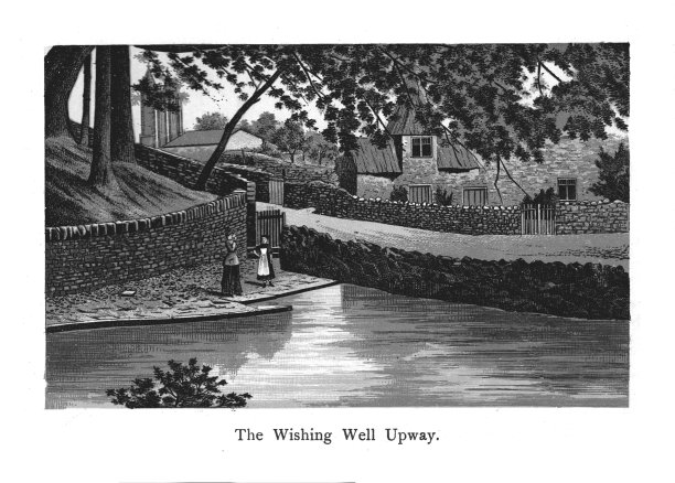 19世纪，向上的景色，祝福;韦茅斯、波特兰和多塞特的旅游胜地——1890年;图片下载