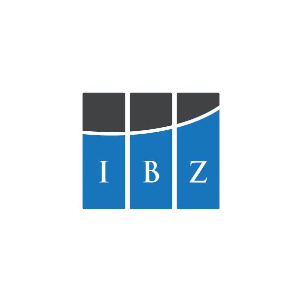 Ibz字母logo设计在白底Ibz图片下载