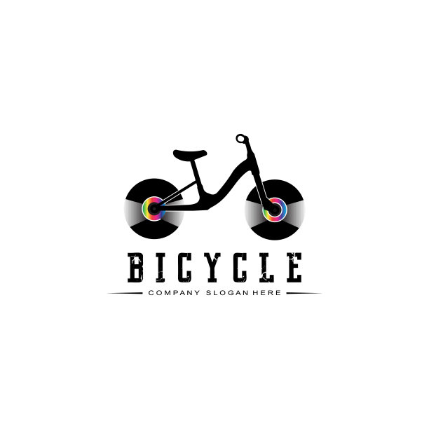 自行车标志图标矢量，车辆的运动，赛车，休闲，下坡，复古模板图片下载