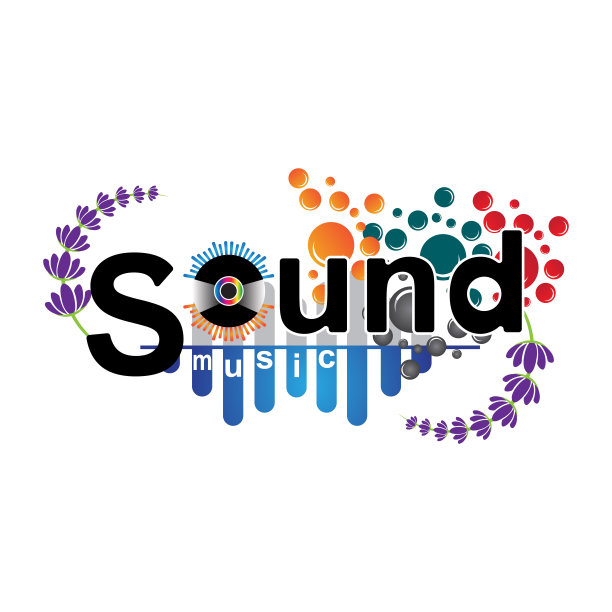 音乐声波标志图标矢量，扬声器和耳机图片下载