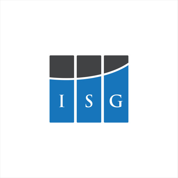 Isg字母logo设计在白底Isg图片下载