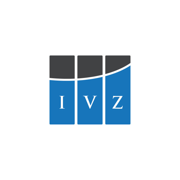 白色背景上的IVZ字母logo设计图片下载