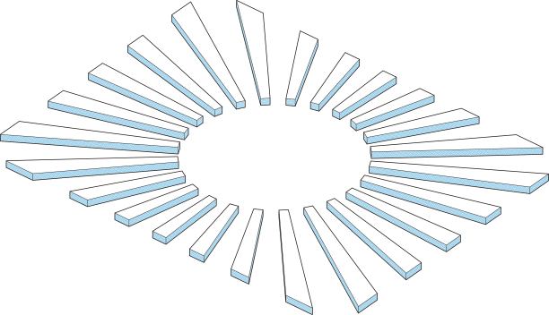 在三维空间中弹出的蓝色集中线插图/插图材料(矢量插图)图片下载