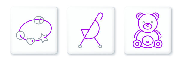 设定线泰迪熊毛绒玩具拨浪鼓宝宝和图片下载