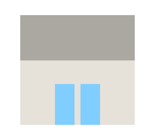 建筑图标孤立矢量插图。图片下载