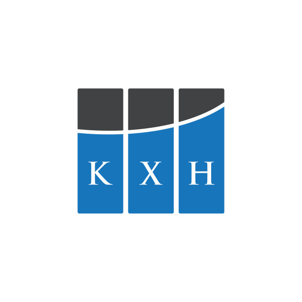 白底KXH字母logo设计图片下载