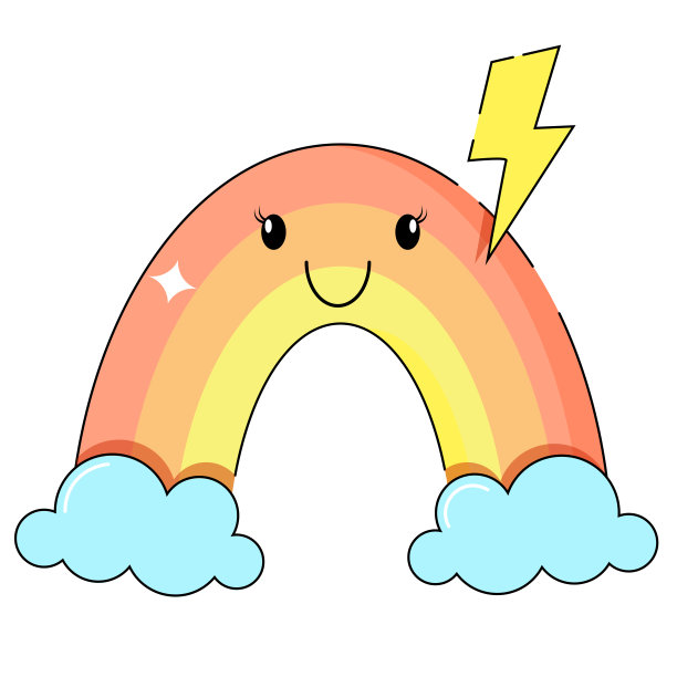 彩虹可爱图片下载