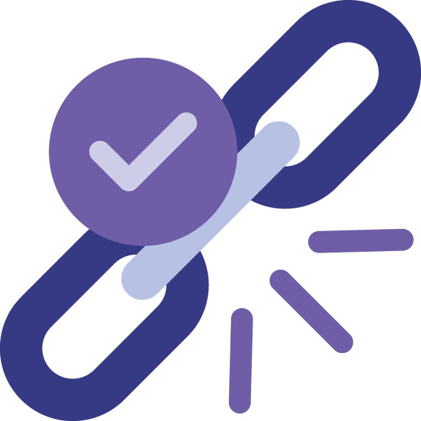 网络内部链接矢量图标设计，数字营销符号，搜索引擎优化标志，SEM和SMO股票插图，链接建筑服务概念图片下载