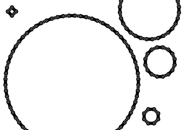 滚子链背景插图材料图片下载