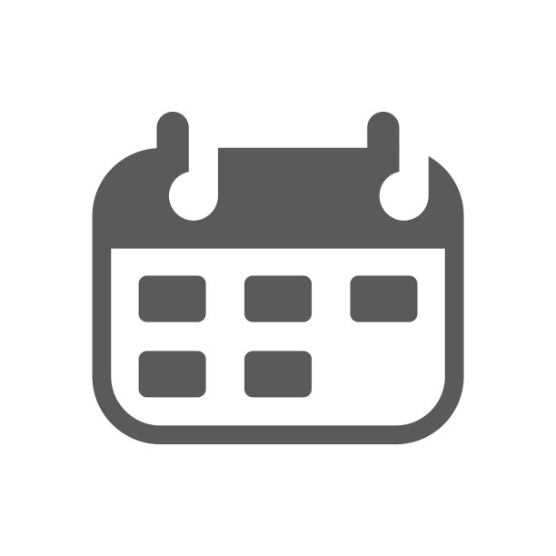 日历简约黑色图标图片下载