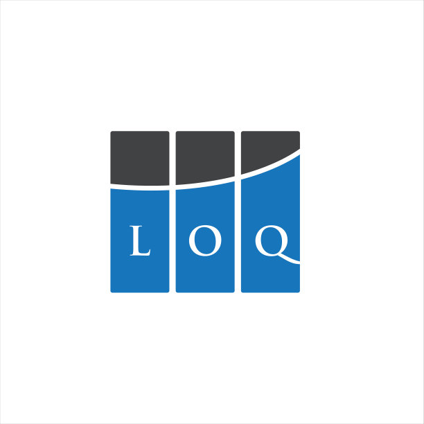Loq字母logo设计在白色背景Loq图片下载