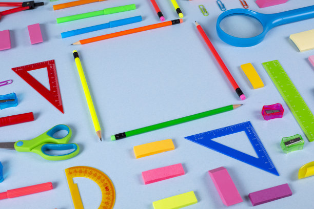 学习用品的背景。图片下载