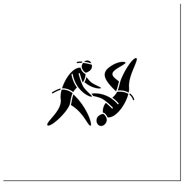 柔道字形图标图片下载