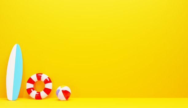 3D形象夏日海休闲用品图片下载