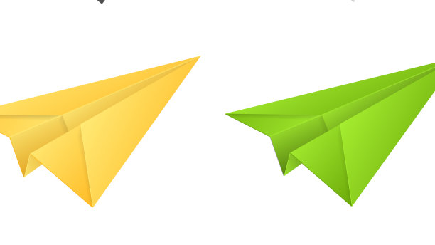 纸平面逼真详细的3d和细线图片下载