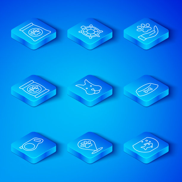 设定线可伸缩绳牵引狗的位置图片下载