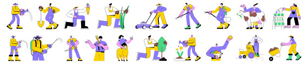 农业及园艺工人图片下载