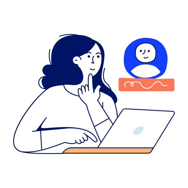 在线聊天可编辑平面矢量图片下载