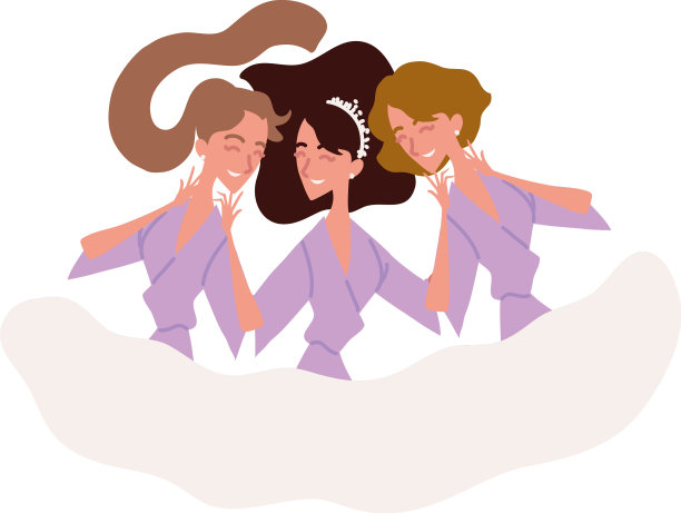 群伴娘肖像图片下载