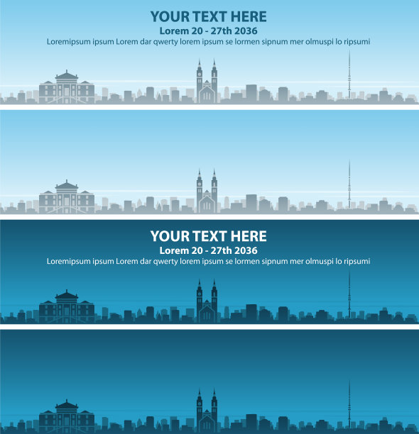 温特图尔天际线轮廓事件横幅图片下载