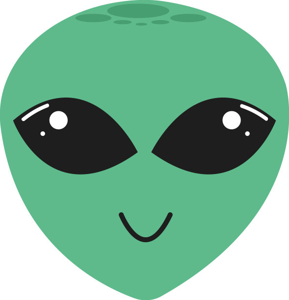 外星人卡通脸图片下载