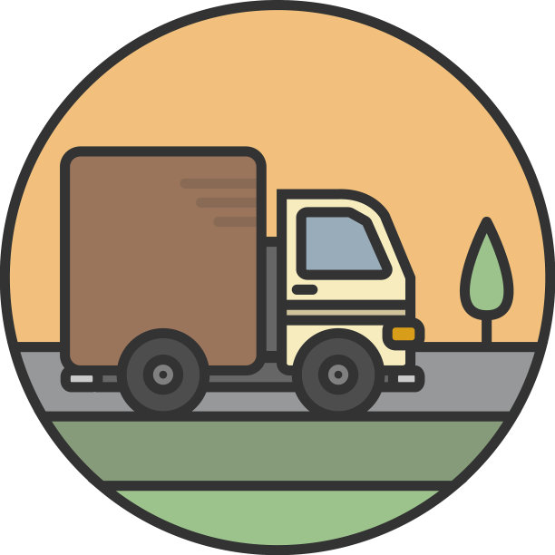 高速公路上的货车图片下载