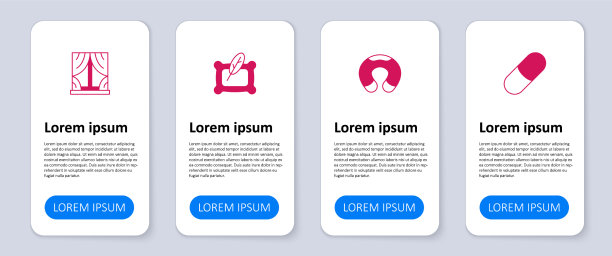 安眠药片旅行颈枕和枕头图片下载