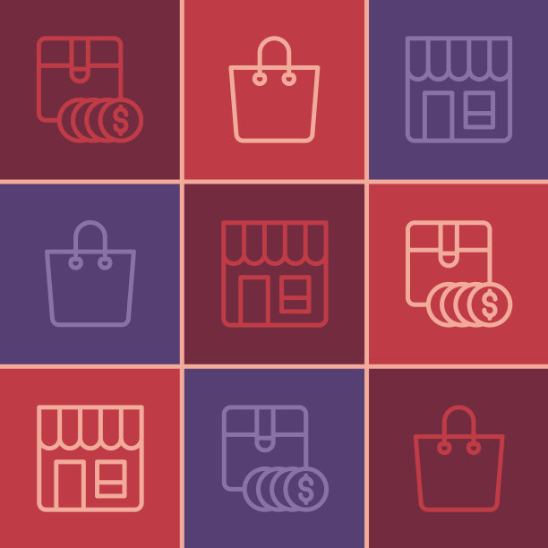 设置行项目价格标签与美元市场商店图片下载