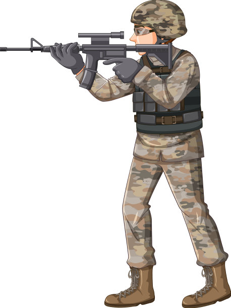 穿着制服的卡通人物图片下载