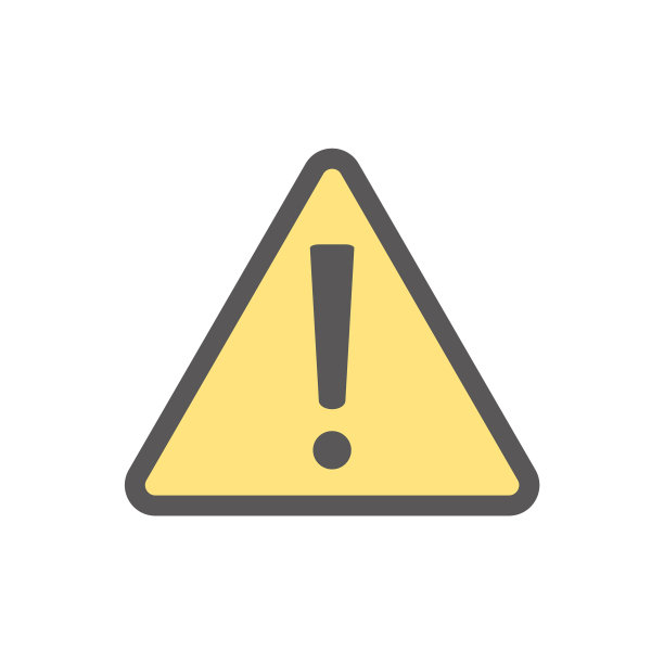 浅色警告图标和感叹号图标图片下载