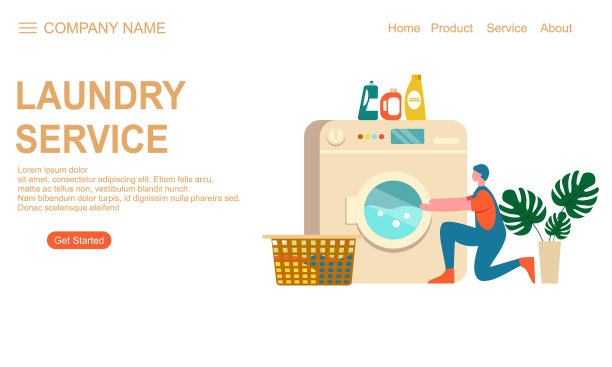 洗衣服务烘干服务衬衫斑点衣服图片下载