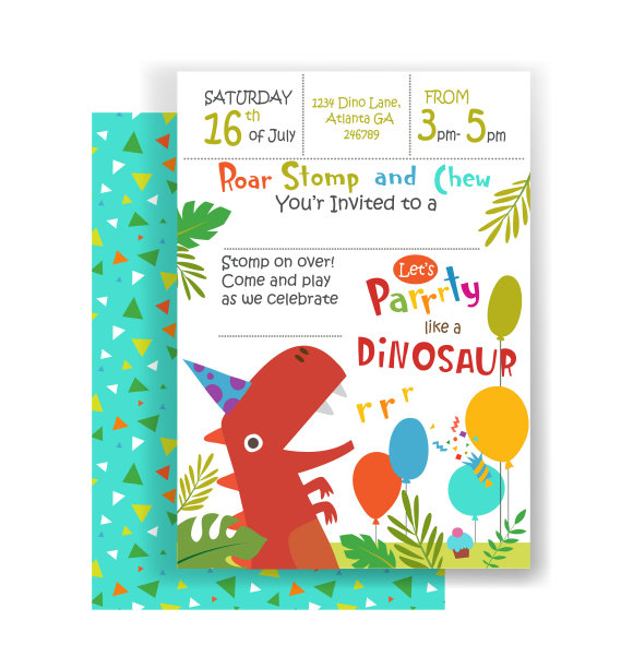 假期的生日邀请图片下载