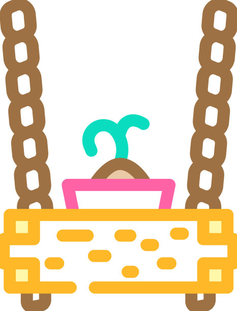 悬挂种植箱彩色图标图片下载