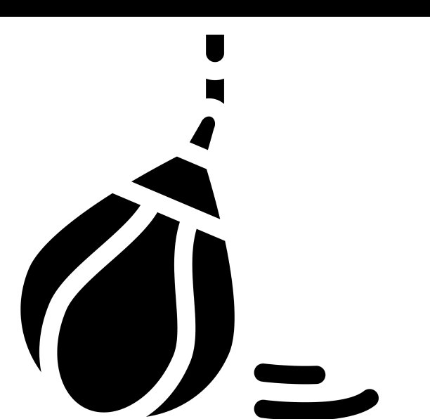 梨锻炼字形图标图片下载