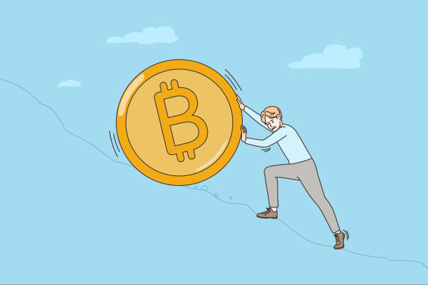 商人推动比特币升值图片下载