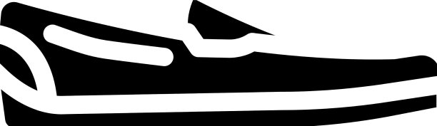 鹿皮鞋字形图标图片下载