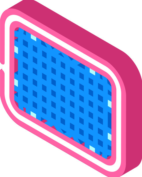 网格蟋蟀附件等距图标图片下载