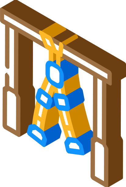 循环TRX运动器材等距图标图片下载