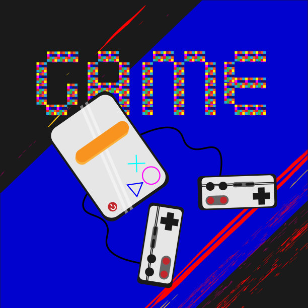 游戏控制台像素字体图片下载