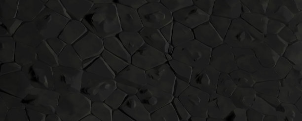 黑灰色的深色石头背景。三维渲染图片下载