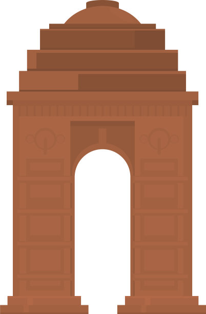 印度门具有里程碑意义的图片下载