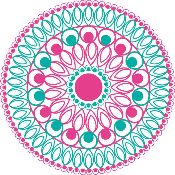 曼荼罗圆设计图片下载